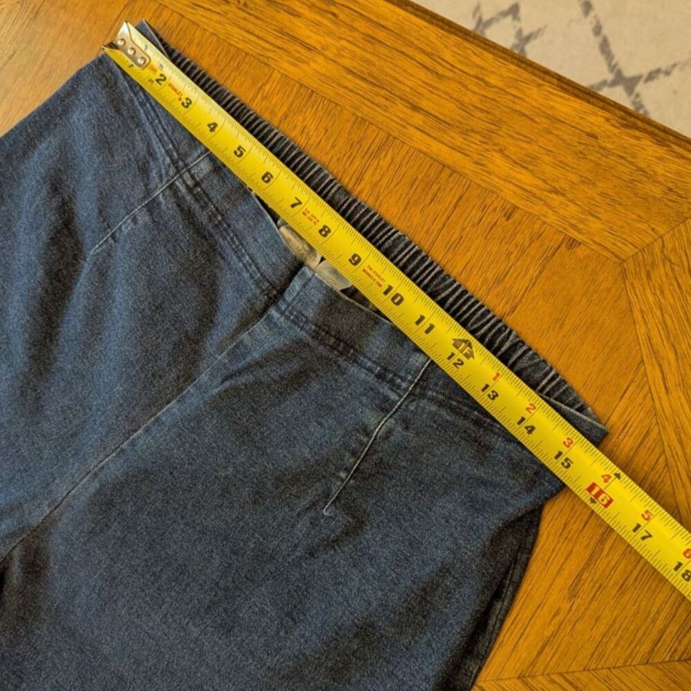 Vintage Cherokee Woman High Waist Stretch Denim Jeans Tapered Leg Size 16 - Picture 7 of 9